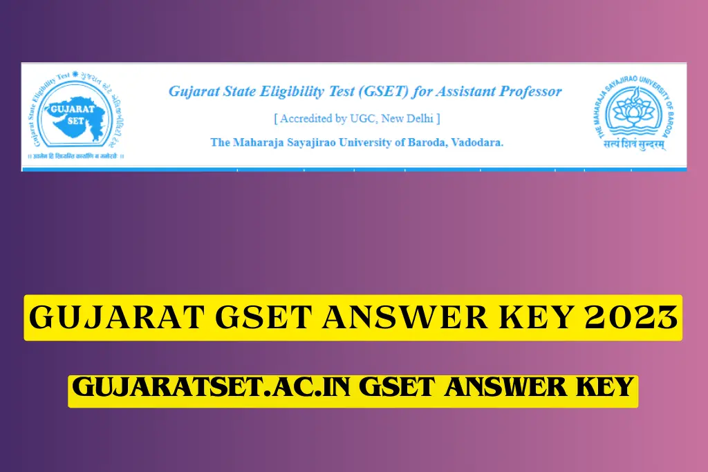 Gujarat-GSET-Answer-Key-2023