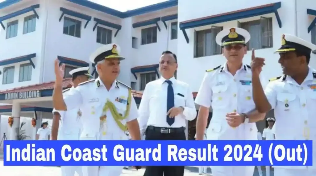 Indian Coast Guard Result 2024